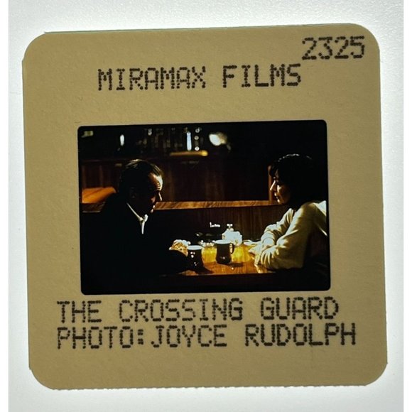 The Crossing Guard Original 35MM Press Kit Slide Jack Nicholson Anjelica Huston - Picture 1 of 4